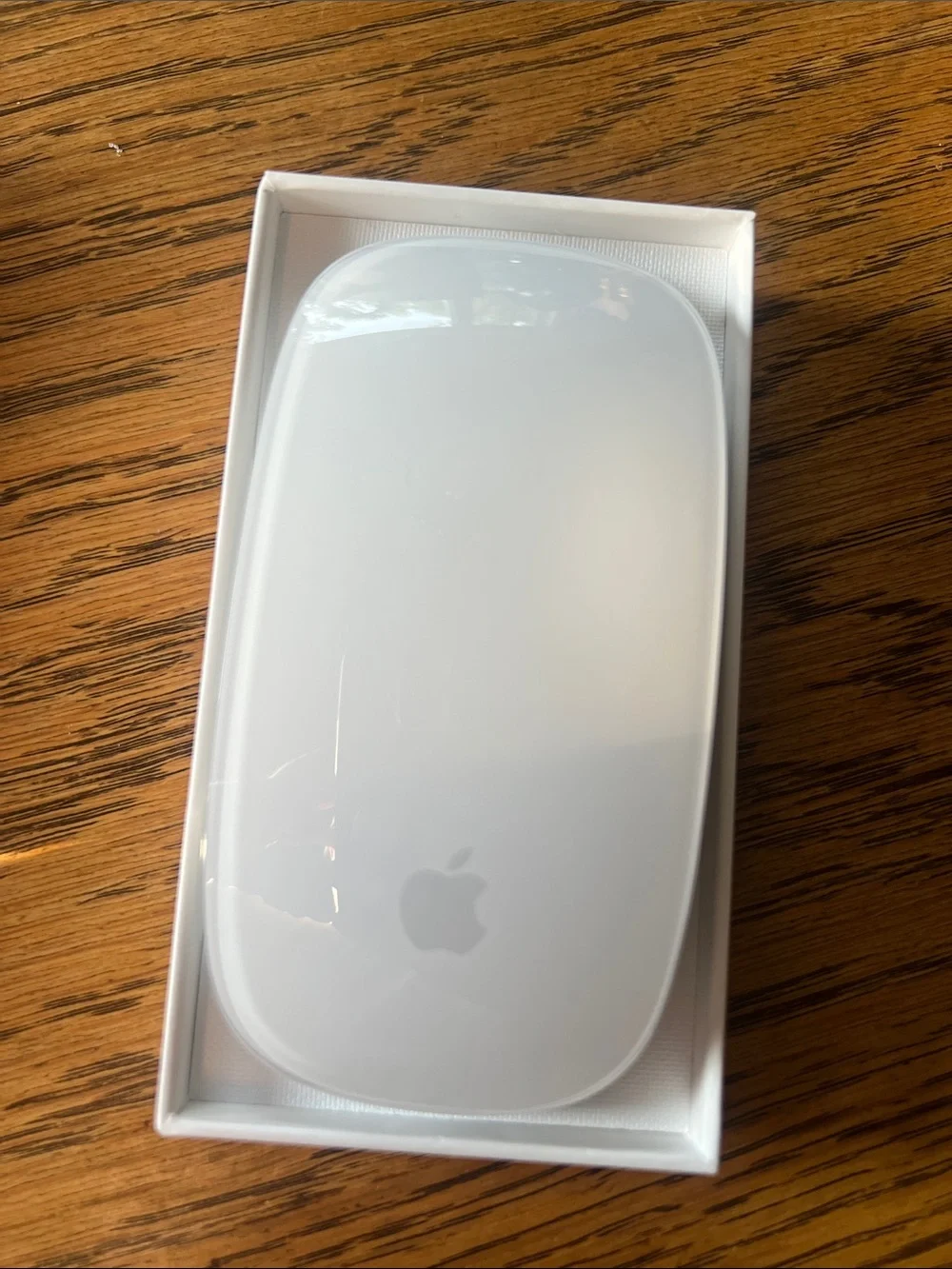 Apple Magic Mouse - White and Silver Wireless Multi‑Touch Mouse